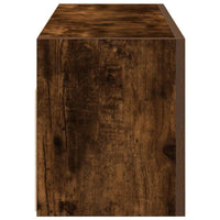 vidaXL Armadietto Bagno Rovere Fumo 80x25x30 cm in Legno Multistrato