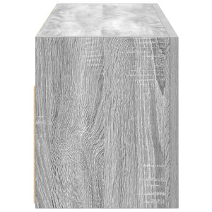 vidaXL Mobile da Bagno Grigio Sonoma 80x25x30 cm in Legno Multistrato