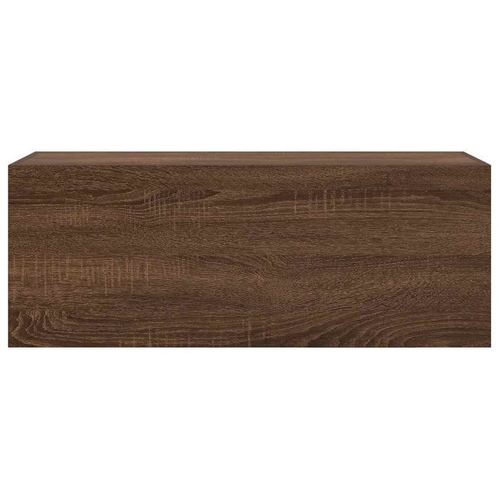Armadietto Bagno Rovere Marrone 80x25x30cm in Legno Multistrato 860082