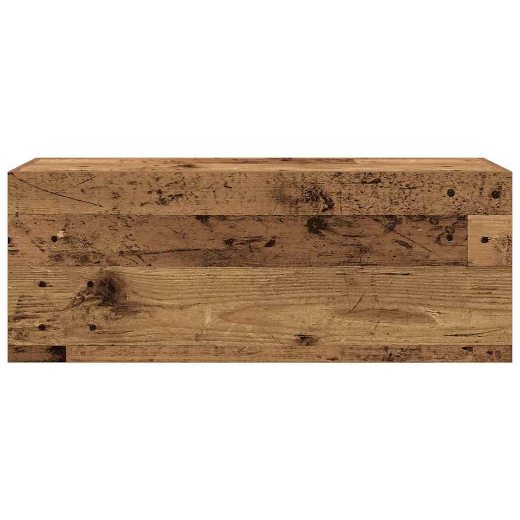 Mobile da Bagno Legno Antico 80x25x30 cm in Truciolato 860083