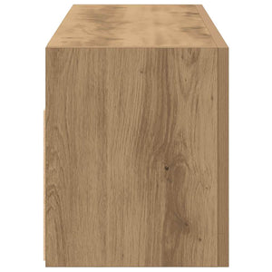 Mobiletto da Bagno Rovere Artigianale 80x25x30 cm in Truciolato 860084