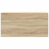 Mobile da Bagno a Parete Rovere Sonoma 80x25x40 cm Truciolato 860087