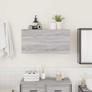 Mobile da Bagno Grigio Sonoma 80x25x40 cm in Truciolato 860090