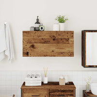 Mobile da Bagno Legno Antico 80x25x40 cm in Truciolato 860092