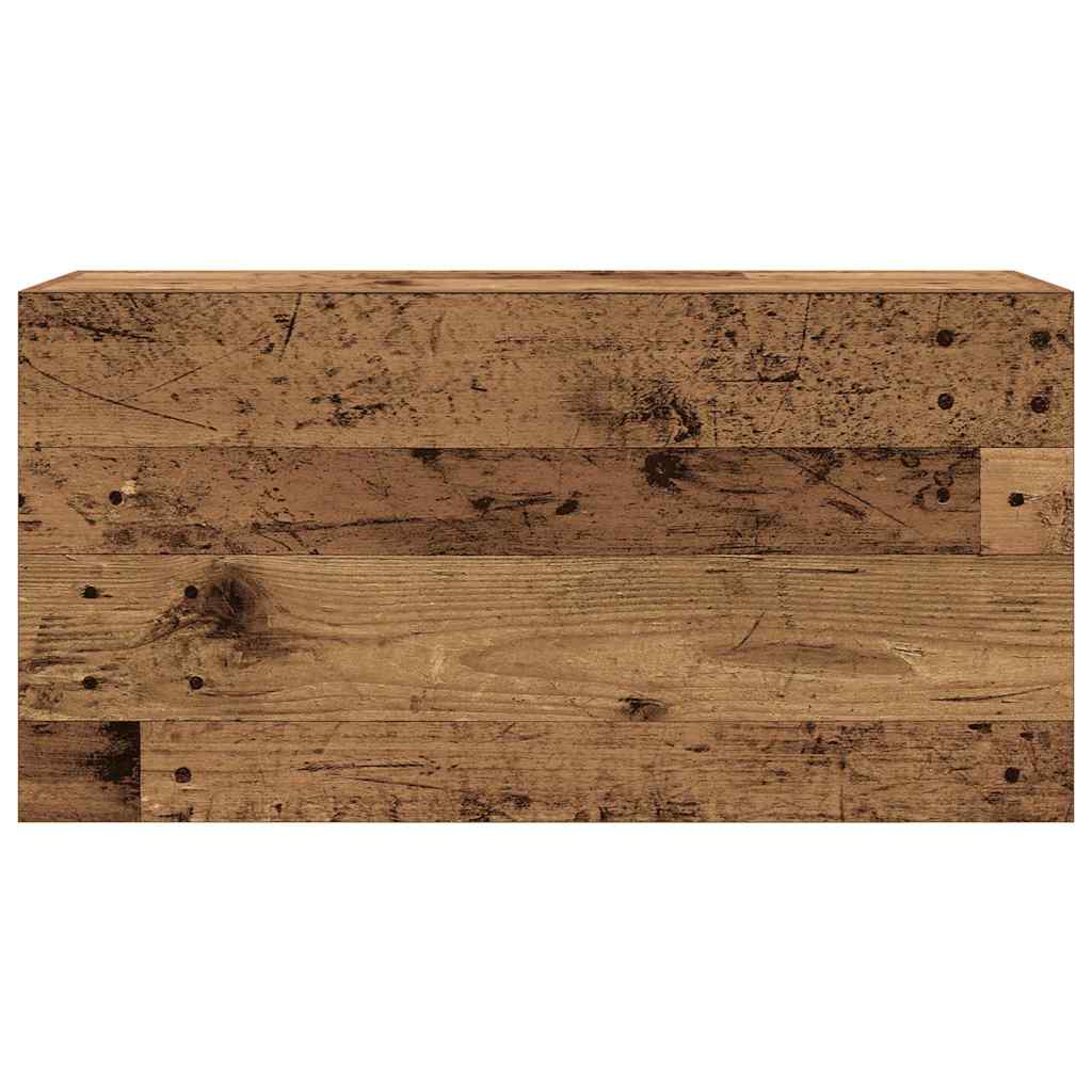 Mobile da Bagno Legno Antico 80x25x40 cm in Truciolato