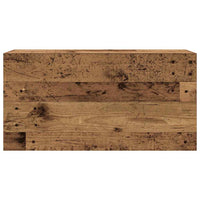 Mobile da Bagno Legno Antico 80x25x40 cm in Truciolato 860092