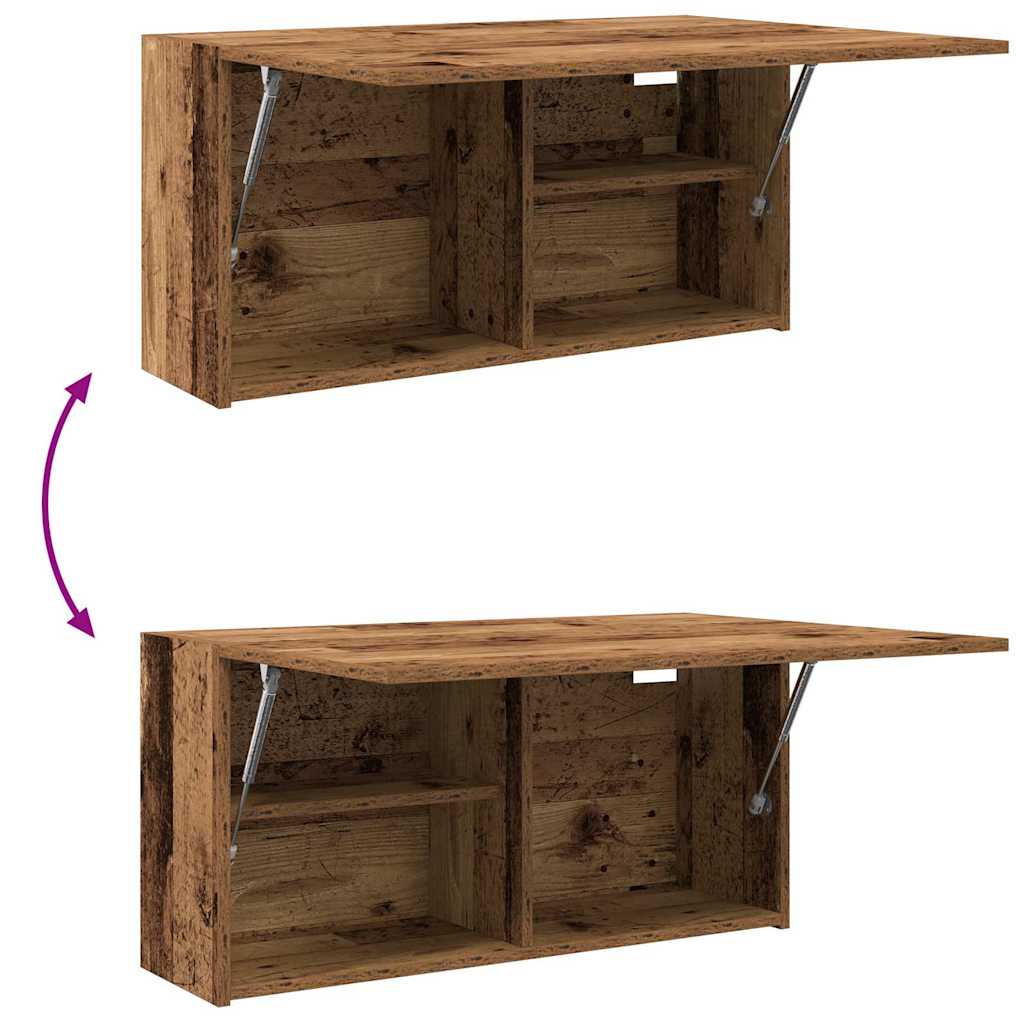 Mobile da Bagno Legno Antico 80x25x40 cm in Truciolato 860092