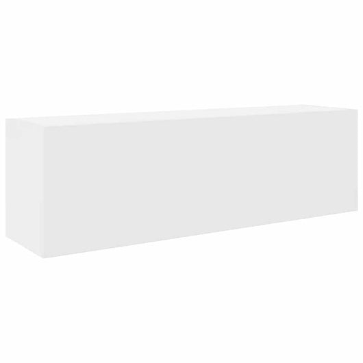 Mobile da Bagno a Parete Bianco 100x25x30 cm in Truciolato 860094