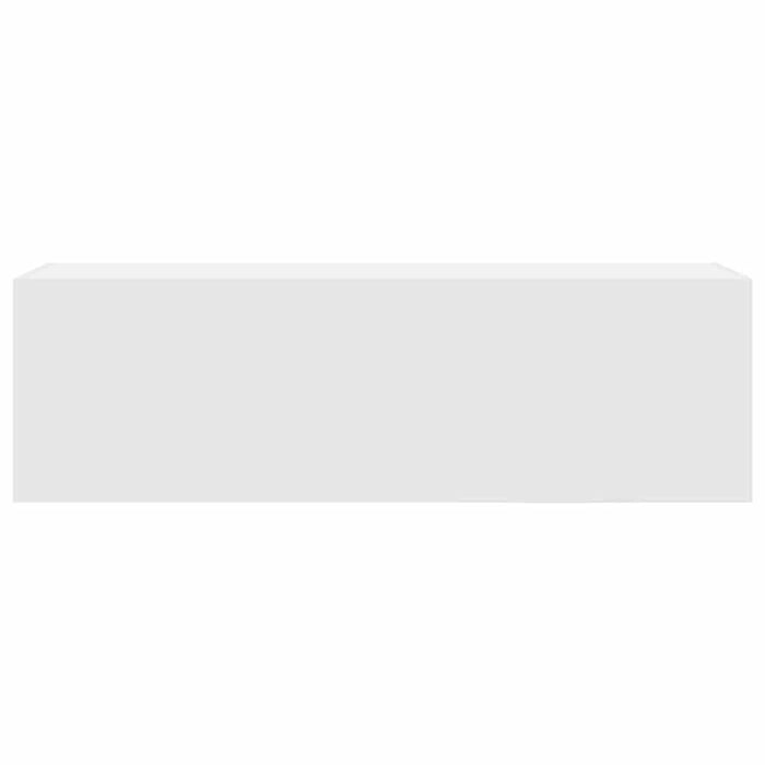 vidaXL Mobile da Bagno a Parete Bianco 100x25x30 cm in Truciolato