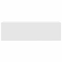 Mobile da Bagno a Parete Bianco 100x25x30 cm in Truciolato 860094