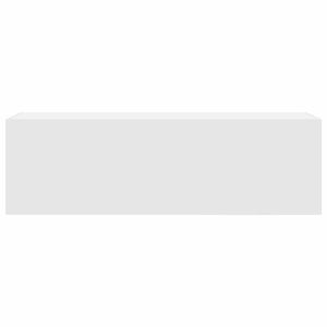 Mobile da Bagno a Parete Bianco 100x25x30 cm in Truciolato 860094