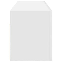 Mobile da Bagno a Parete Bianco 100x25x30 cm in Truciolato 860094