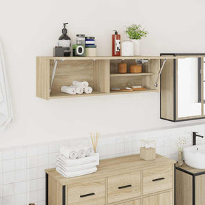 vidaXL Mobile da Bagno Rovere Sonoma 100x25x30 cm in Truciolato
