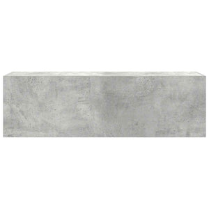 Armadietto da Bagno Grigio Cemento 100x25x30 cm in Truciolato 860097
