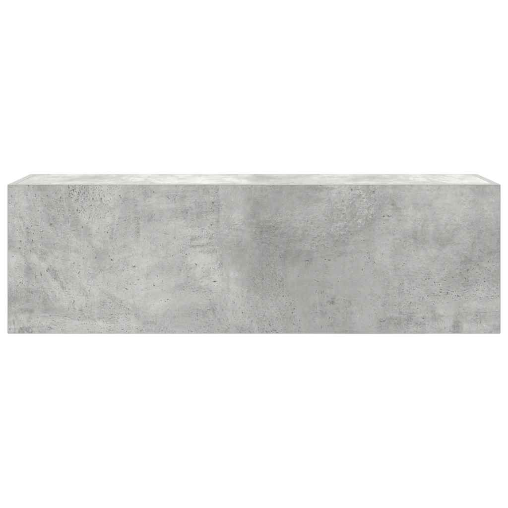vidaXL Armadietto da Bagno Grigio Cemento 100x25x30 cm in Truciolato