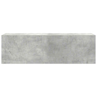 vidaXL Armadietto da Bagno Grigio Cemento 100x25x30 cm in Truciolato