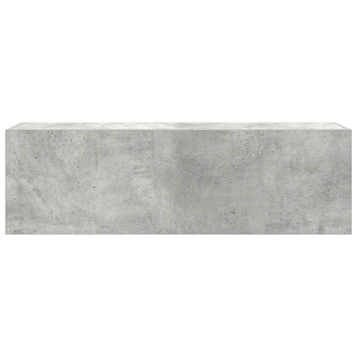vidaXL Armadietto da Bagno Grigio Cemento 100x25x30 cm in Truciolato