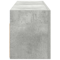 Armadietto da Bagno Grigio Cemento 100x25x30 cm in Truciolato 860097