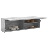 Mobile da Bagno Grigio Sonoma 100x25x30 cm in Truciolato 860099