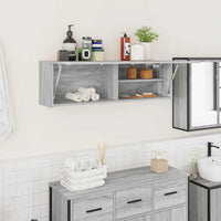 Mobile da Bagno Grigio Sonoma 100x25x30 cm in Truciolato 860099