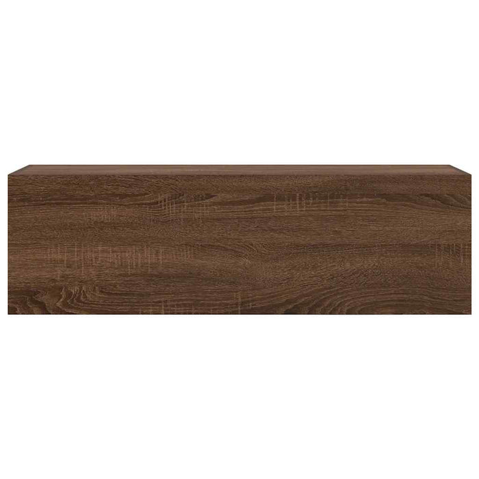 Armadietto Bagno Rovere Marrone 100x25x30 cm in Truciolato 860100