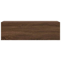 Armadietto Bagno Rovere Marrone 100x25x30 cm in Truciolato