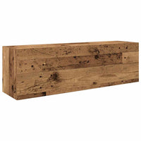Mobile da Bagno Legno Antico 100x25x30 cm in Truciolato