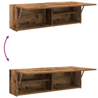 Mobile da Bagno Legno Antico 100x25x30 cm in Truciolato