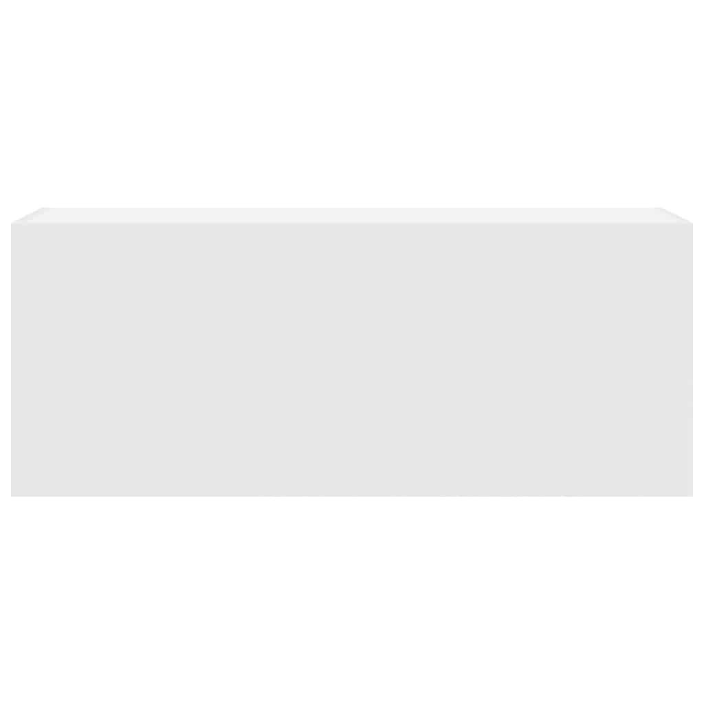 Mobile da Bagno a Parete Bianco 100x25x40 cm in Truciolato