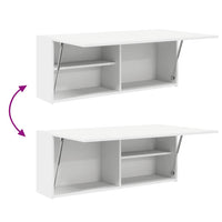 Mobile da Bagno a Parete Bianco 100x25x40 cm in Truciolato