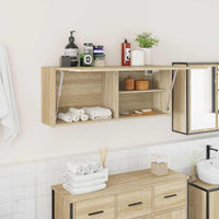 vidaXL Mobile da Bagno Rovere Sonoma 100x25x40 cm in Truciolato
