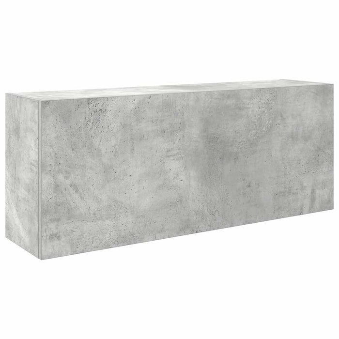 Armadietto da Bagno Grigio Cemento 100x25x40 cm in Truciolato 860106