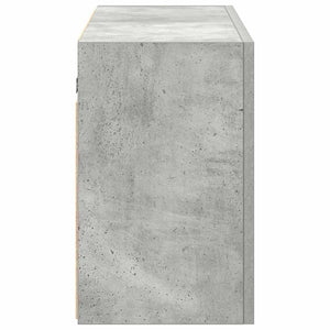 Armadietto da Bagno Grigio Cemento 100x25x40 cm in Truciolato 860106