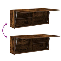 Armadietto Bagno Rovere Fumo 100x25x40 cm in Truciolato 860107