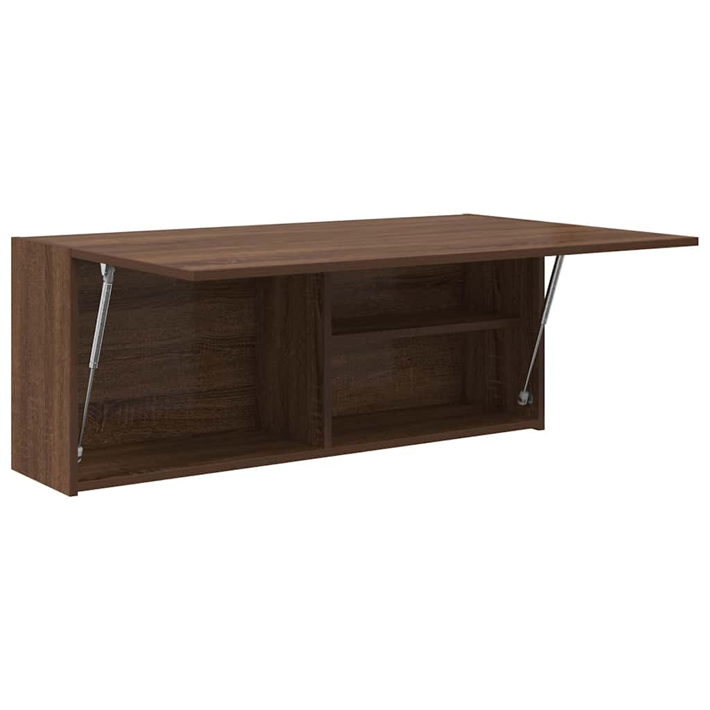 Armadietto Bagno Rovere Marrone 100x25x40 cm in Truciolato 860109