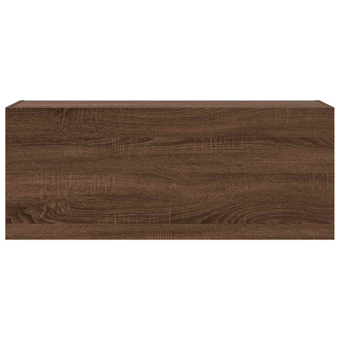 Armadietto Bagno Rovere Marrone 100x25x40 cm in Truciolato 860109