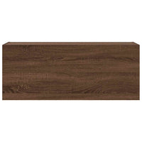 Armadietto Bagno Rovere Marrone 100x25x40 cm in Truciolato