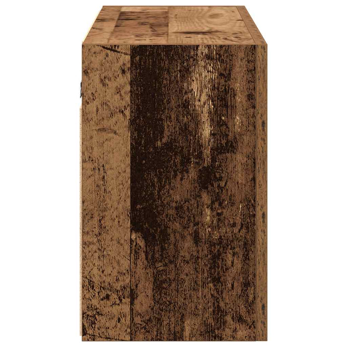 vidaXL Mobile da Bagno Legno Antico 100x25x40 cm in Truciolato