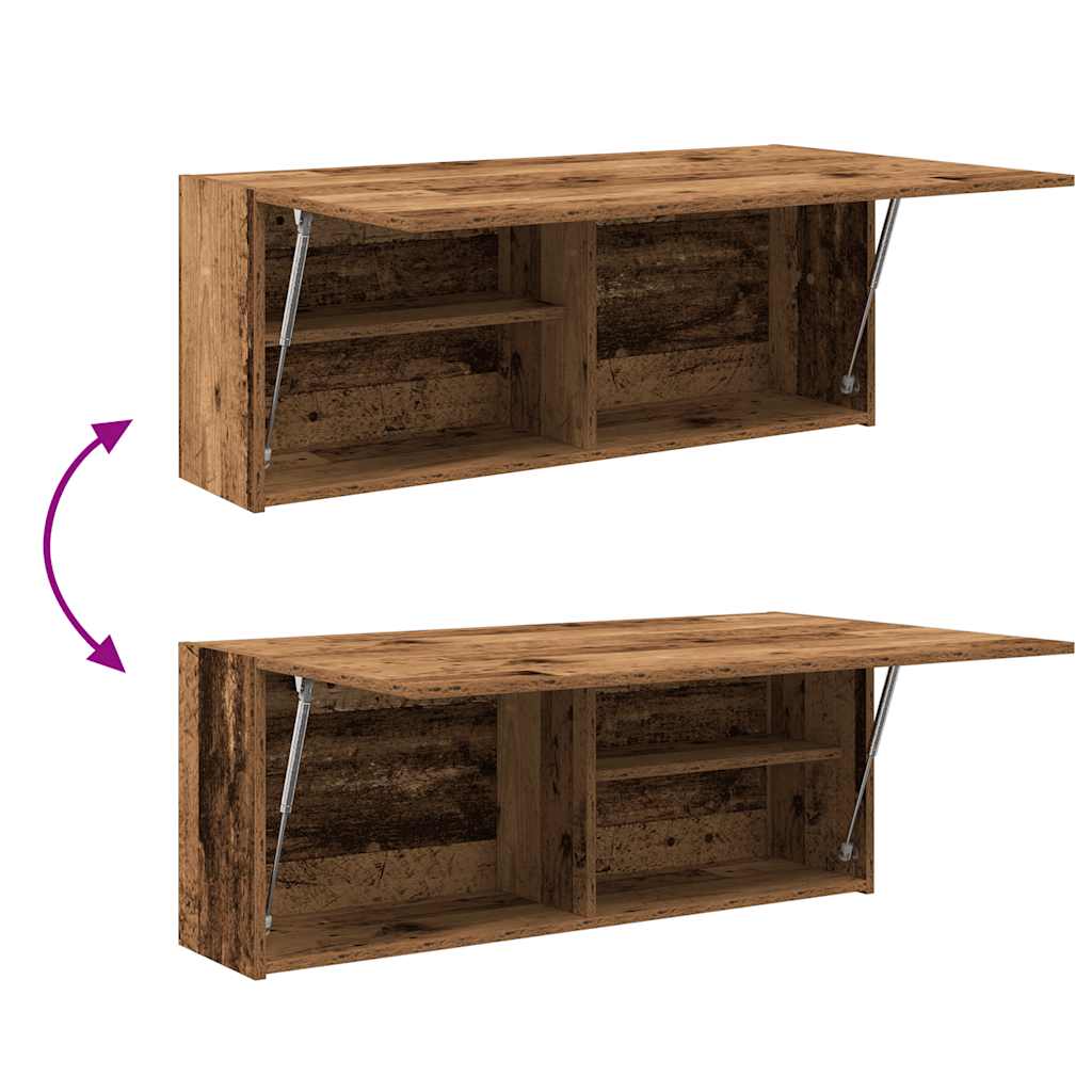 Mobile da Bagno Legno Antico 100x25x40 cm in Truciolato 860110