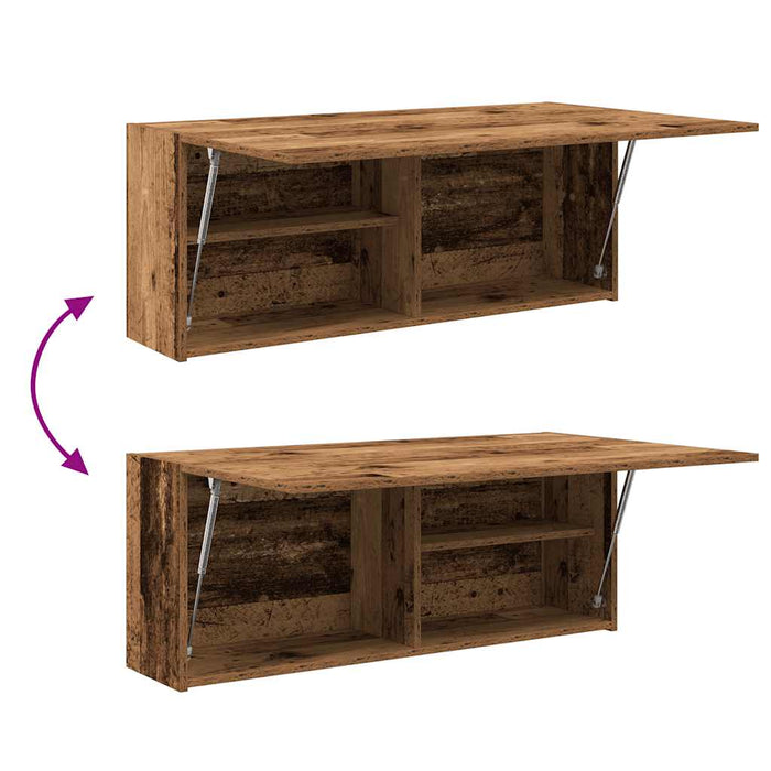 Mobile da Bagno Legno Antico 100x25x40 cm in Truciolato 860110