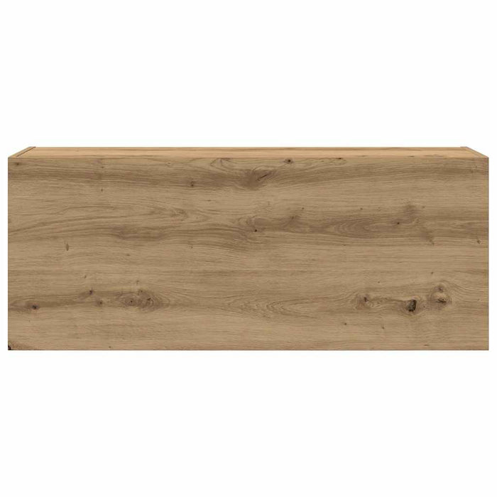 vidaXL Mobiletto da Bagno Rovere Artigianale 8100x25x40 cm Truciolato