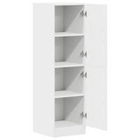 Mobile da Cucina-Credenza Bianco 38x41,5x131,5 cm in Legno Multistrato