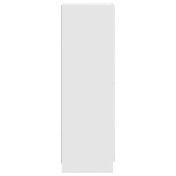 Mobile da Cucina-Credenza Bianco 38x41,5x131,5 cm in Legno Multistrato