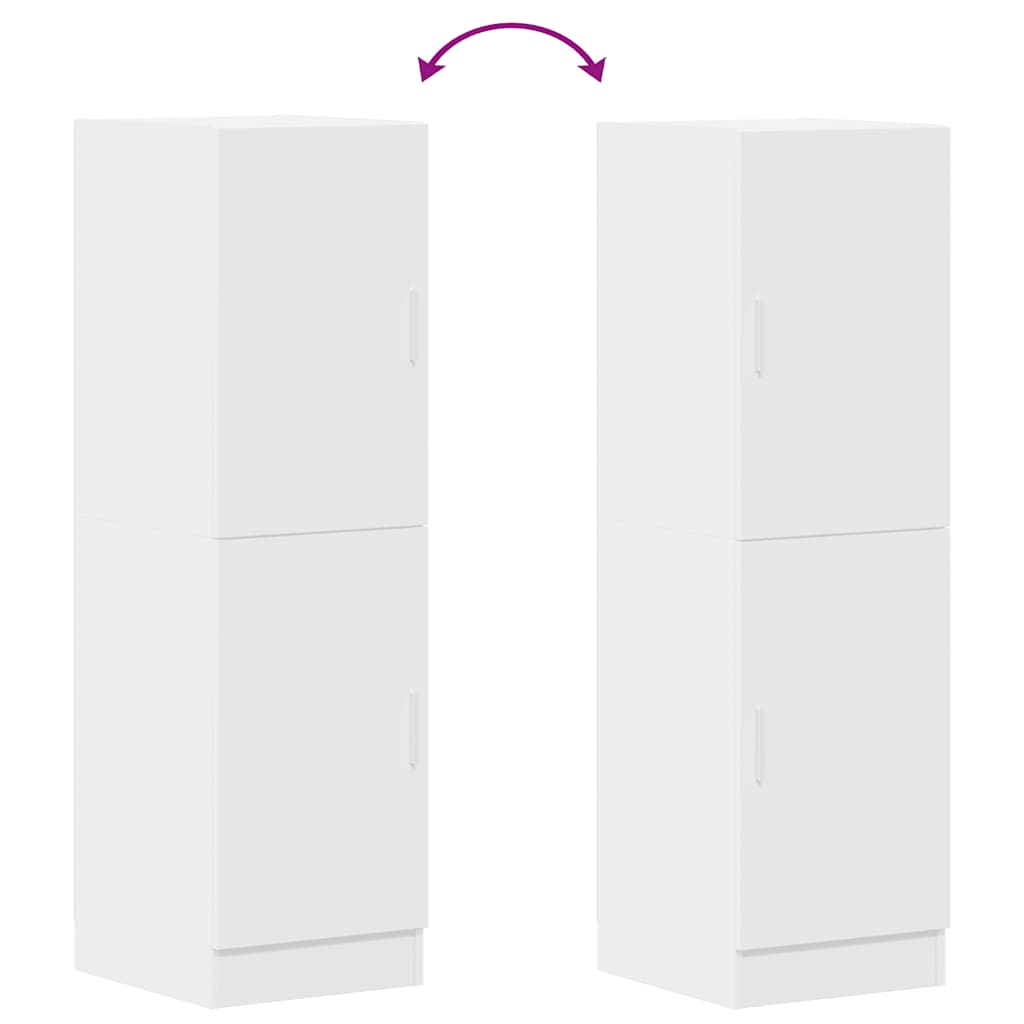 vidaXL Mobile da Cucina Bianco 38x41,5x131,5 cm in Legno Multistrato