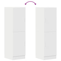 vidaXL Mobile da Cucina Bianco 38x41,5x131,5 cm in Legno Multistrato