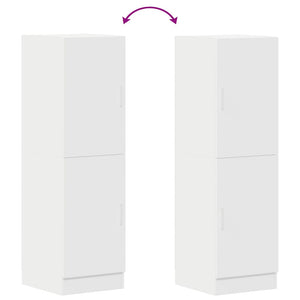 vidaXL Mobile da Cucina Bianco 38x41,5x131,5 cm in Legno Multistrato