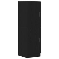 vidaXL Mobile da Cucina Nero 38x41,5x131,5 cm Legno Multistrato