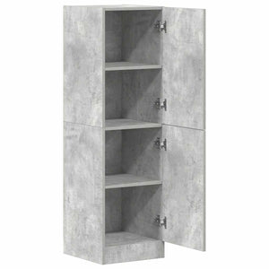 Mobile da Cucina Grigio Cemento 38x41,5x131,5 cm Legno 860115