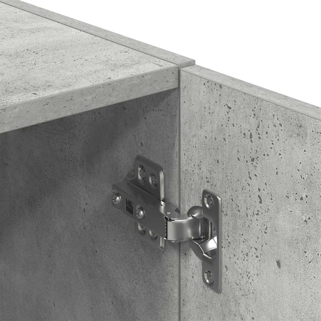 Mobile da Cucina Grigio Cemento 38x41,5x131,5 cm Legno