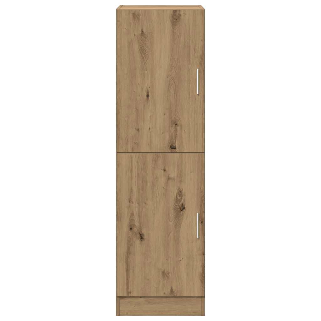 Armadietto Cucina Rovere Artigianale 38x41,5x131,5 cm in Legno
